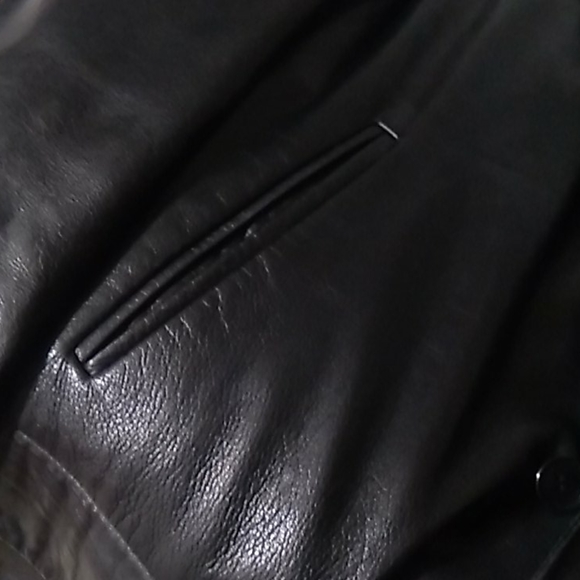 Mid length lambskin soft leather jacket. Like new! - Picture 3 of 4